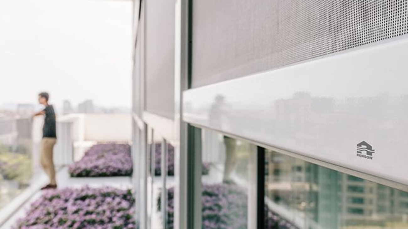 Slimme zonwering screen